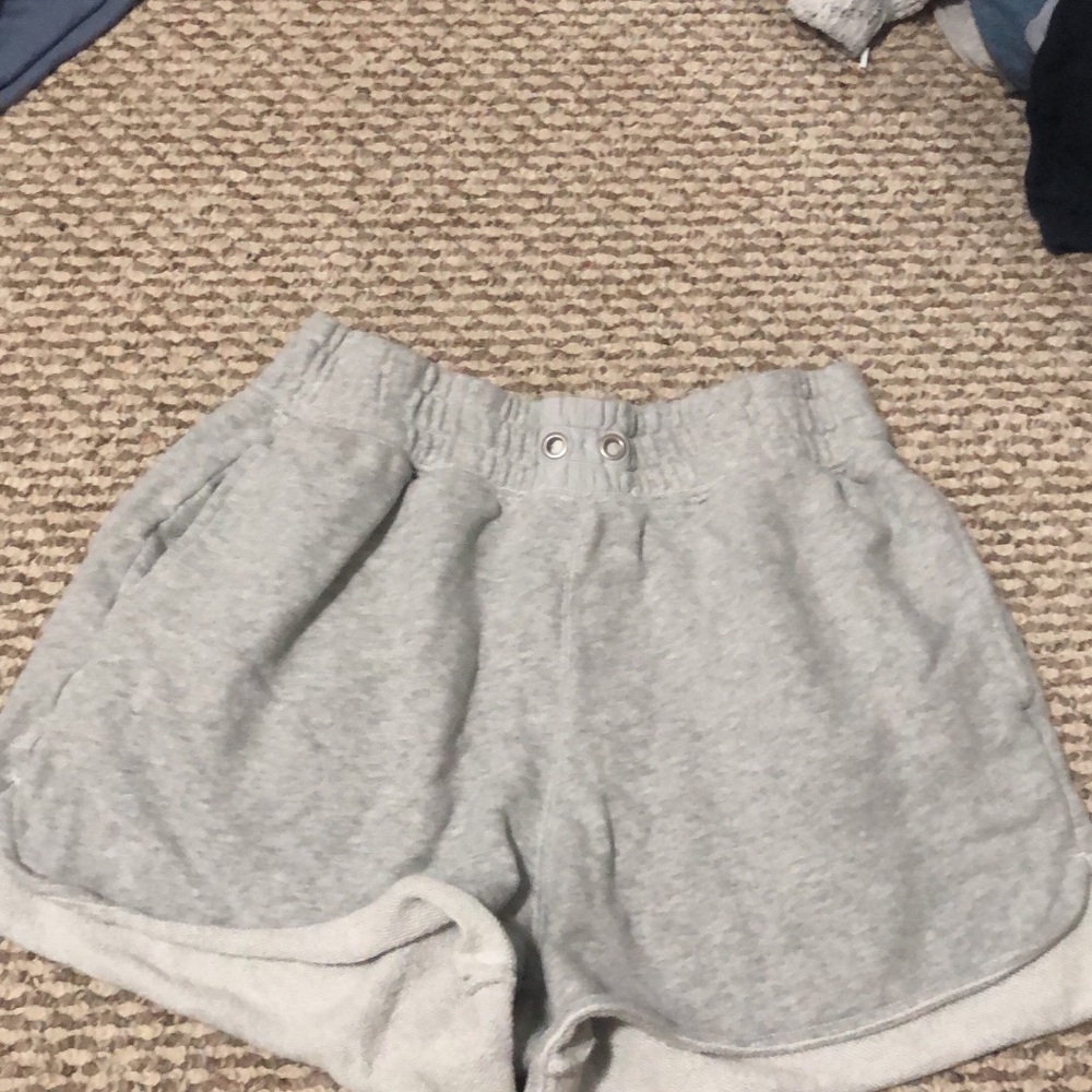 Aerie Gray Comfy Sweatshorts size Small